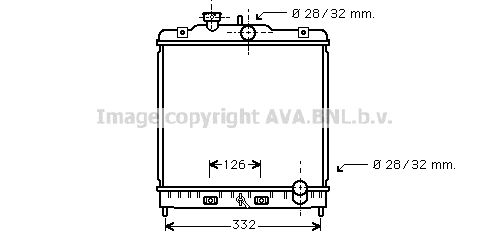 AVA QUALITY COOLING Радиатор, охлаждение двигателя HD2120